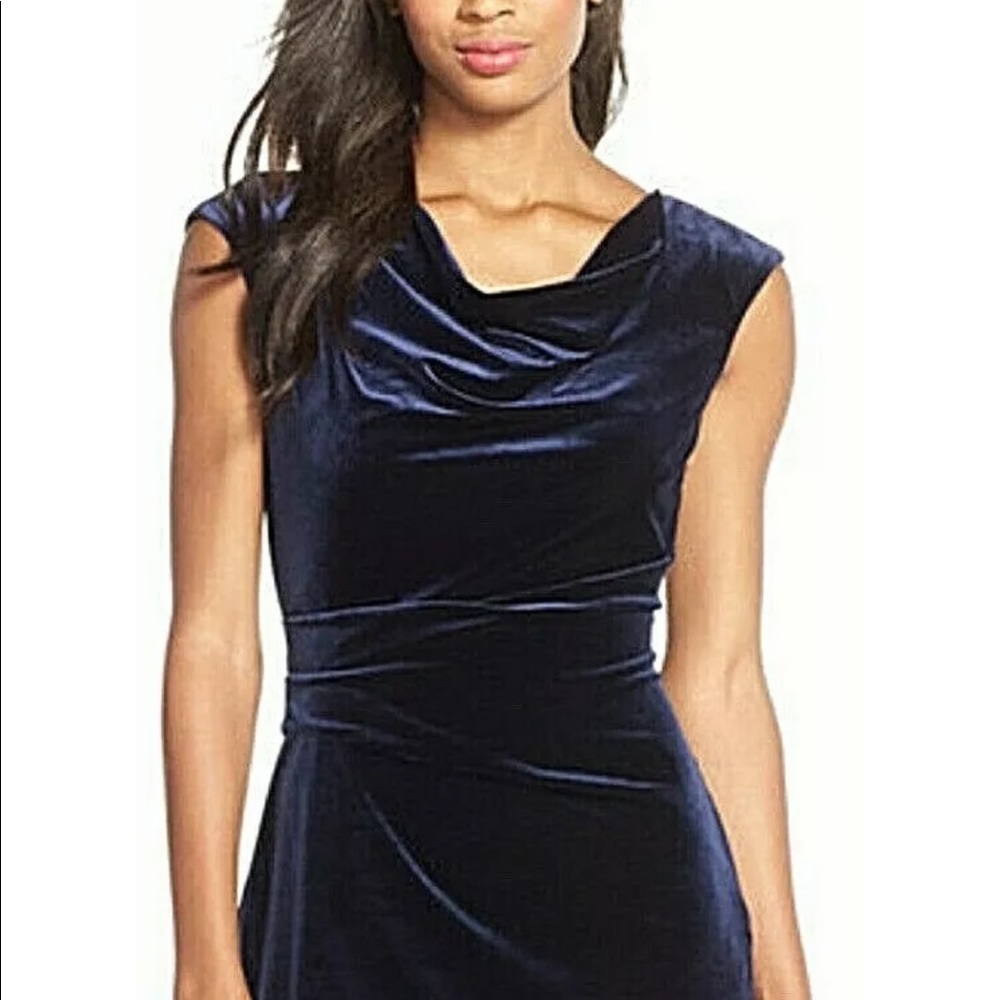 Vince camuto velvet dress bodycon